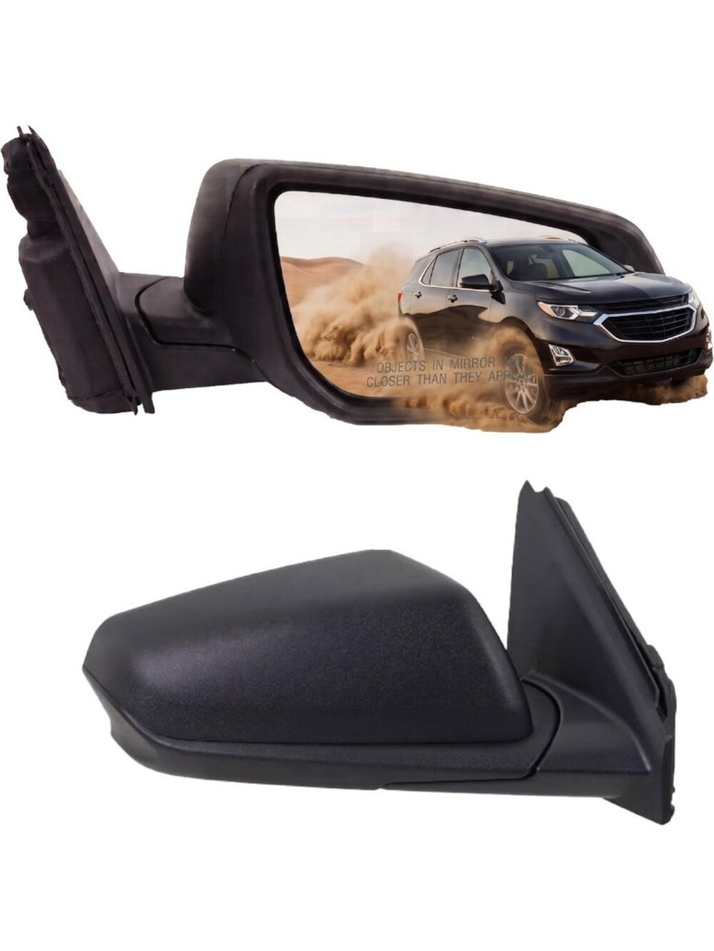 Manual Folding Heated Passenger Side Mirror for 2018-2024 Chevy Equinox